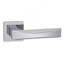 simple modern global locking handle chrome lever door handle